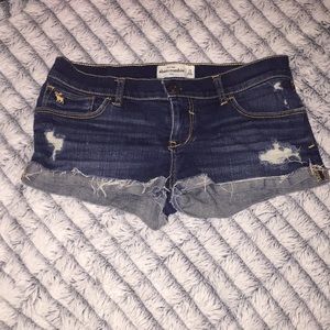 Abercrombie jean shorts
